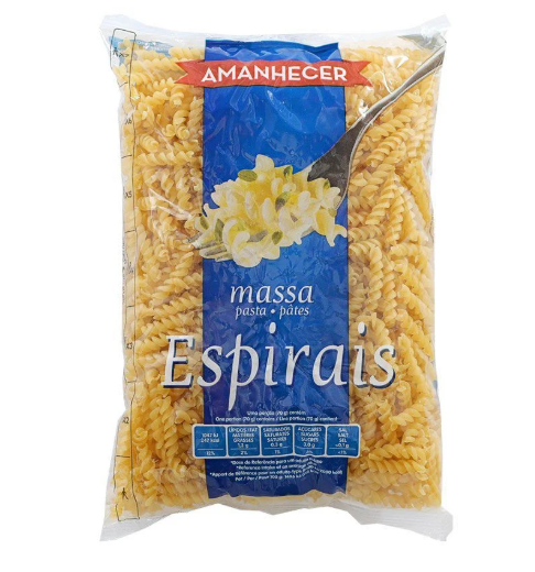 Amanhecer Spiral Pasta 500g x 